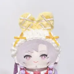 うさみみベレー帽 イエロー / にじぱぺ にじぱぺっと ぬい服 ぬい帽子