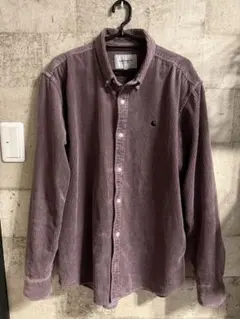 Carhartt コーデュロイシャツ Lサイズ パープル