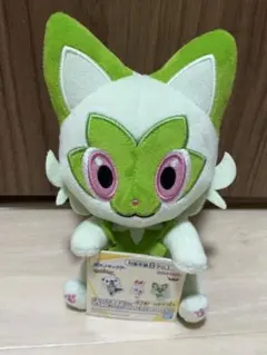 ポケットモンスター つれてってぬいぐるみ 　ニャオハ