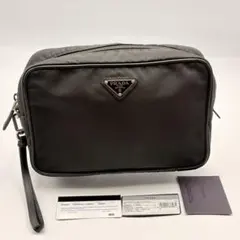 PRADA クラッチバッグ プラダ セカンドバッグ 2ZH064 ほぼ未使用 黒 
