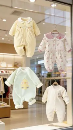 ベビー服 ロンパース 4点セット