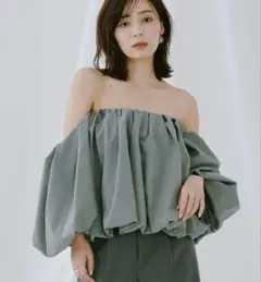 anuans♡ 【ZOZO限定カラー】ボリュームバルーンブラウス - メルカリ