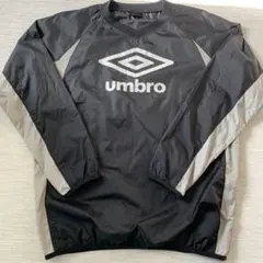umbro ピステ・ウィンドブレーカー 黒/灰色　160