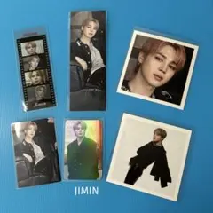 BTS JIMIN ブックマーク・ステッカー2種・ましかくフォト・フォトカード❶