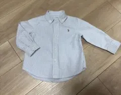 ポロラルフローレン ストライプドオックスフォードシャツ 18M 85cm 男の子