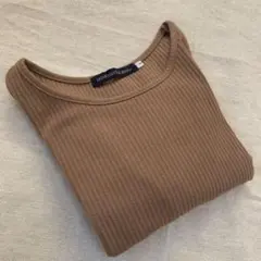HONEYSUCKLE ROSE リブTシャツ ブラウン Sのサムネイル