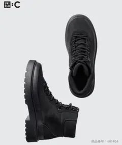 ユニクロ　レースアップブーツ　26.5 ブラック　新品未使用タグ付き