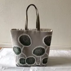 ミナペルホネン 生地使用　papaver トート　お散歩バッグ