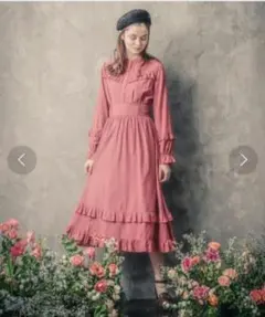 axes femme♡フリルワンピース