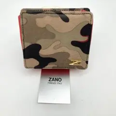 ✨未使用級✨ZANO コインケース 小銭入れ 迷彩 カモフラ柄 カーキ
