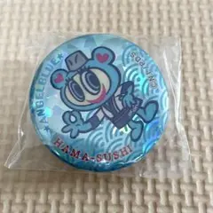 【新品未開封】はま寿司 エンジェルブルー ラメ入りクリップ缶バッチ シークレット