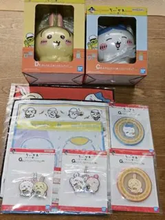 ちいかわ　一番くじ　みんなでラーメン　ハチワレ　うさぎ　フィギュア