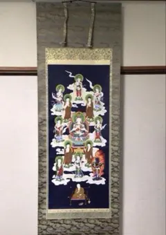 美品 掛け軸 福田素仙作 金地 三尊佛 共箱 仏画 仏教美術 年中掛け 美品 掛け軸 福田素仙作 金地 三尊佛 共箱 仏画 年中掛け - メルカリ