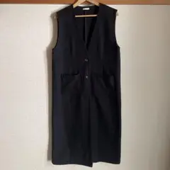 黒　ロングベスト