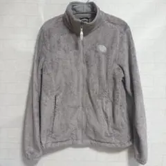 美品 ノースフェイス フリースジャケット グレー M S-136