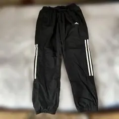 adidas トレーニングトラックパンツ ブラック 3本ラインレディースL