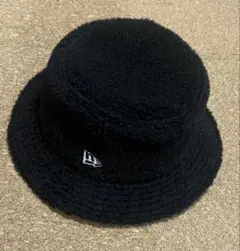 【美品】 New Era ボアフリース　バケットハット 黒