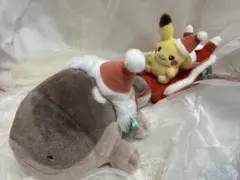 プレゼントお届けチュウぬいぐるみ クリスマスじゅんびチュウ！ 피카츄 ドオー
