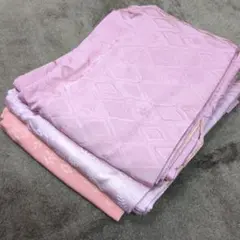 3955 色無地着物まとめ売り3着！リメイク•お稽古用など☆