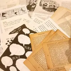【海外ヴィンテージ紙】 洋書 切り離し まとめ売り