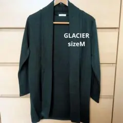 GLACIER ダークグリーン カーディガン Mサイズ