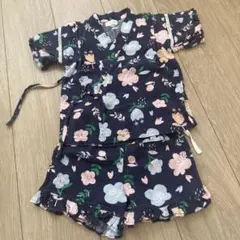 アンパサンド　甚平　110cm 花柄