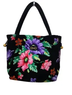 FEILER フラワー柄 トートバッグ　巾着バック