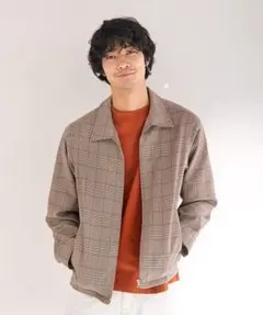 【FINEBOYS掲載】チェック ドリズラー ジャケット