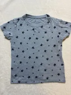 ユニクロ　uniqlo UNIQLO 星柄グレーTシャツ 100cm