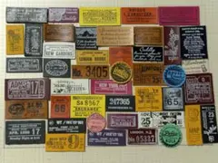 革タグ　B−54　ワンポイント　レザー　スタンプ　45枚