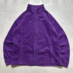 00s Columbia コロンビア フリースジャケット パープル アウトドア