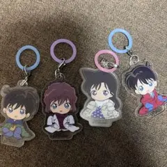 【新品未使用】名探偵コナン ふらっとめじるしアクセサリー ちぢませ隊 4種セット