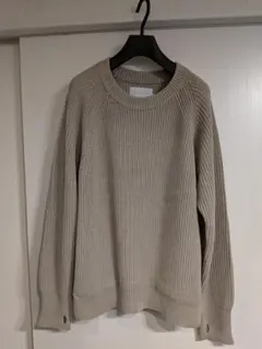 CURLY　assembly crew knit（ベージュ）
