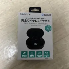 （新品）　smacce 完全ワイヤレスイヤホン（FG-TWS-E7S-BK）