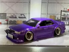 ホットウィールカスタム 日産 ローレル c33 フルエアロ☆深リム
