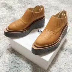 極希少！MM6 Maison Margiela レザープラットフォーム ブーツのサムネイル