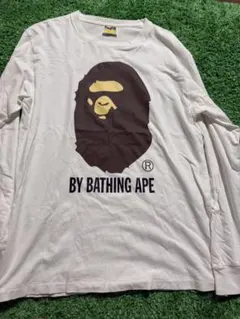 A BATHING APE 長袖Tシャツ ホワイト Lサイズのサムネイル