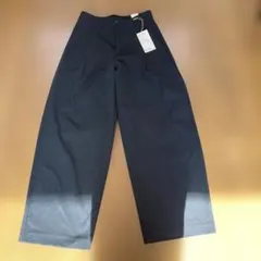 無印良品　MUJI 新品未使用タグ付縦横ストレッチ起毛タックワイドパンツ