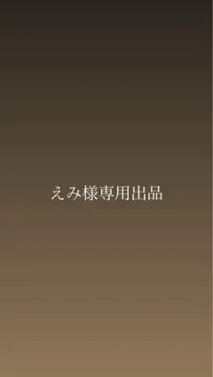 えみ様専用出品