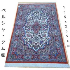 160x109cmヴィンテージペルシャ絨毯クム産(962)玄関ギャッベ・ラグ