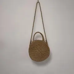 サークル型 かごバッグ 2way