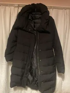 ships ダウンコート　黒　女性らしさ抜群♪