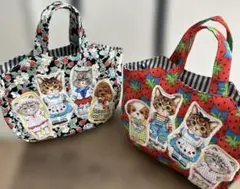 コヤンイサムチョン　お友達いっぱいミニトートバッグ2点セット