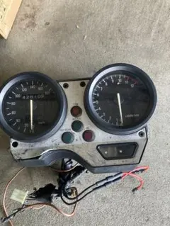 カワサキ　z1 z2 レーシングタコメーター　希少　黒　ドレミ　作動確認すみ カワサキ Z1 Z2 レーシングタコメーター 黒 ドレミ 作動確認すみ
