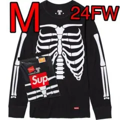 【新品未開封】Hanes Bones Thermal Crew 黒M