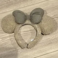 【美品】ディズニー　ミニー　カチューシャ　モコモコ