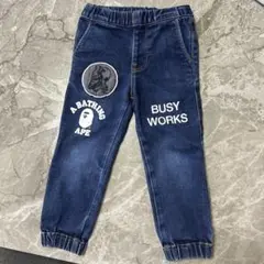 A BATHING APE デニムパンツ ジョガーパンツのサムネイル