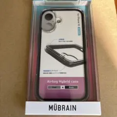 iPhone 16 用 MUBRAIN ハイブリッドケース 全周エアバッグ