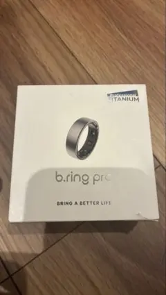 b.ring ブリング Pro スマートリング チタン シルバーUS7