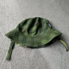 モンベル　mont-bell リバーシブル　カモフラージュ ハット グリーン系